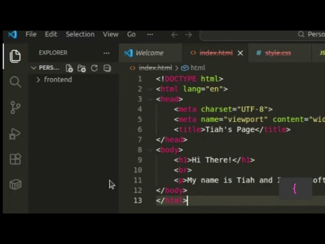 Setting Up a Real Front-End Project (How to Organize HTML, CSS & JavaScript)