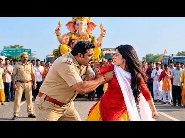 Inspector's Bullying! Clash with a Girl Backfires, Big Secret Revealed Amidst Ganesh Visarjan