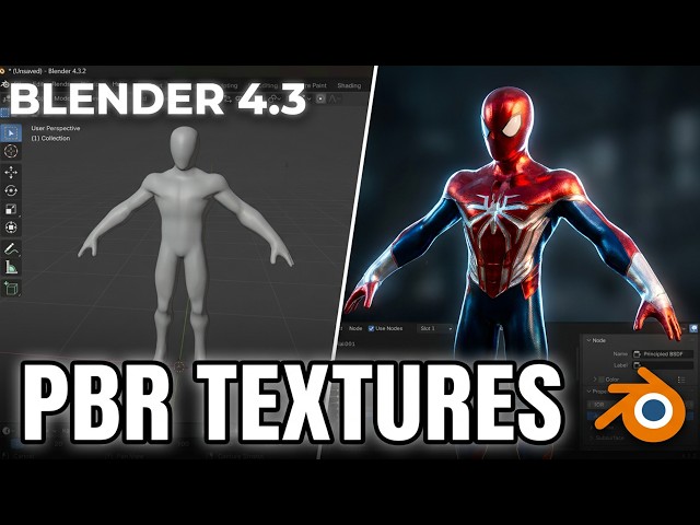 How to Apply PBR Textures in Blender 4.3 🎨 Full Tutorial 🌟