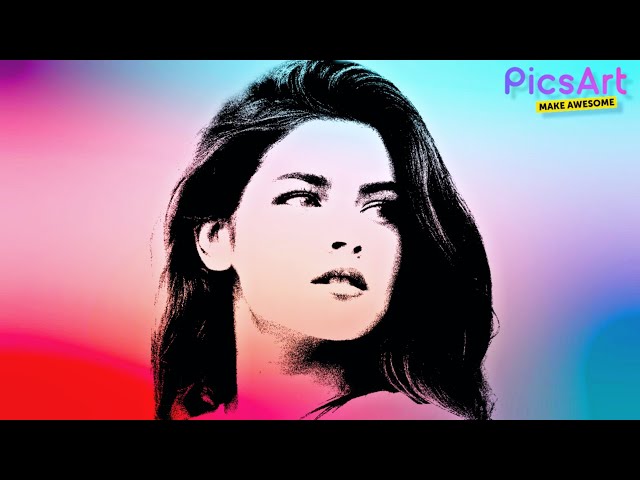 Gradient Silhouette Effect | PicsArt Photo Editing | 2 Minute Simple Edit