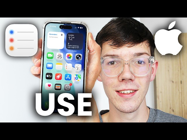 How To Use Reminders App On iPhone - For Beginners