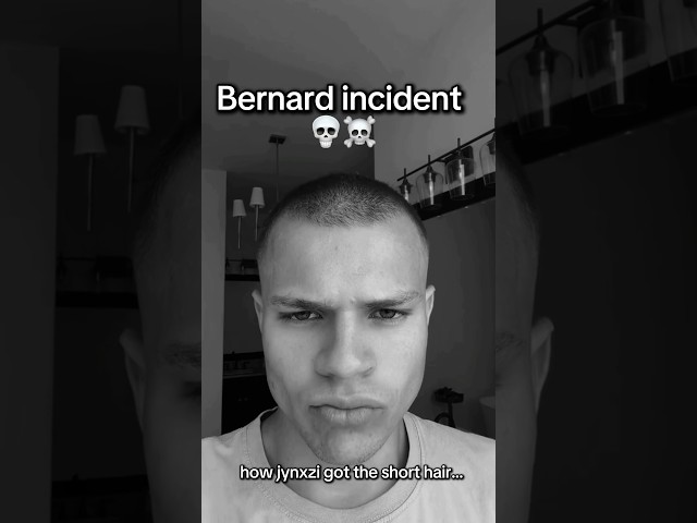 Those who know ☠️ Bernard Ai incident #jynxzi #tiktok #incident #trend #hair #ai #haircut #eyebrows