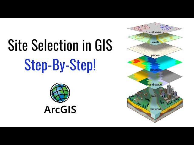 How to Perform Raster Site Selection/Suitability Analysis in ArcGIS? A Complete Tutorial.