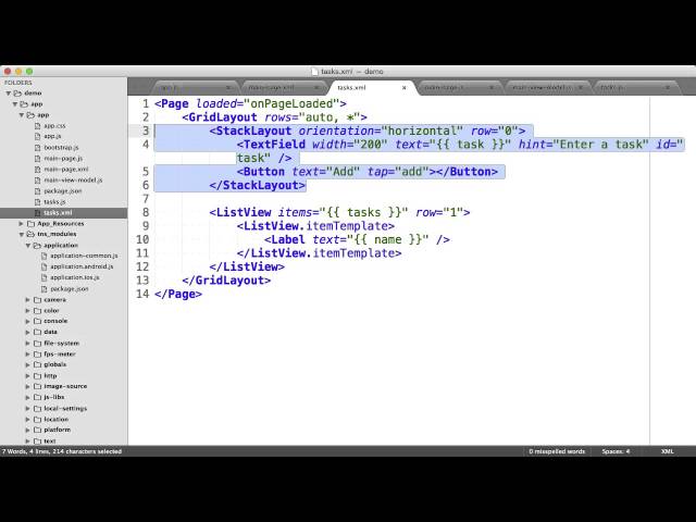 Getting Started with NativeScript