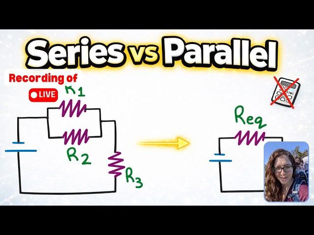 Resistors in Series & Parallel: Mental Math Shortcuts for the MCAT [LIVE RECORDING]