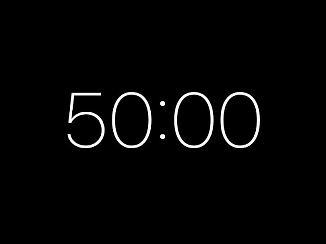 50-Minute Timer 🌧️ | Heavy Rain Sounds for Study, Focus & Relaxation |