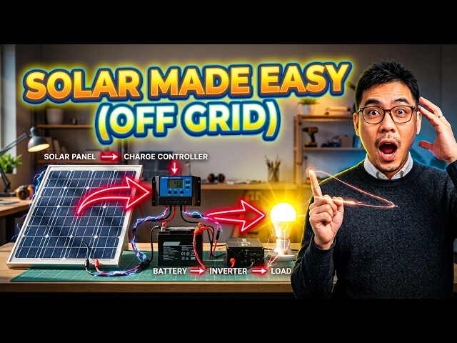 Basic Solar Setup Tutorial " Solar Made Easy" "Off Grid Setup"