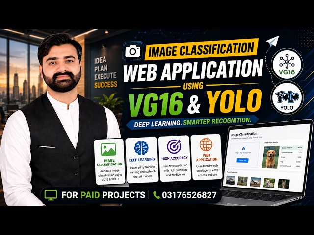 Image Classification Web Application Using YOLOv6 | CS619 Complete Final Year Project | AI & Python