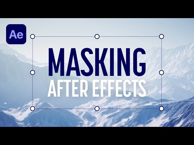 How to use Mask in After Effect | Track Matt and Shape Mask | Beginner Tutorial