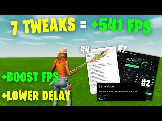 7 Tweaks For Higher FPS & Lower Input Delay! (DO THESE NOW)