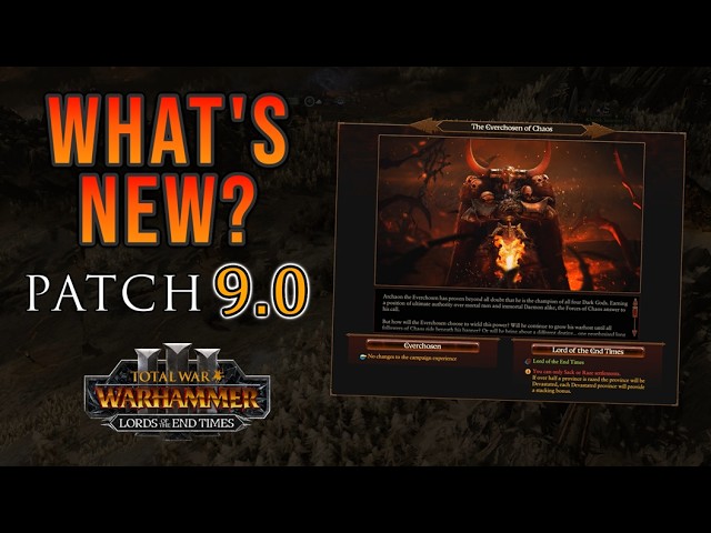 8 BIG Changes coming with Patch 9.0! - Warhammer 3