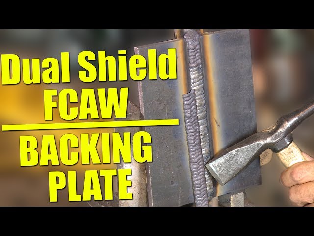 🔥 Dual Shield Flux Core Welding with Backing Plate