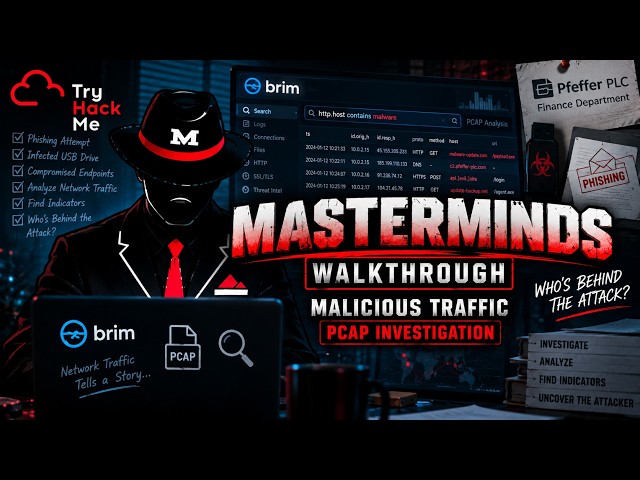 Masterminds | TryHackMe Walkthrough – Hunt the Attacker with Brim