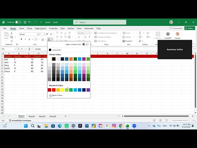EXCEL FOR DATA ANALYSIS: A PRACTICAL INTRODUCTION