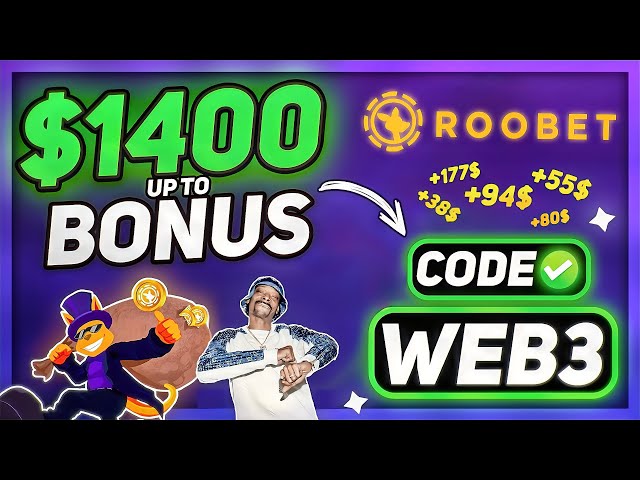 Roobet Promo Code "WEB3" — $1400 BONUS IN CASHBACK