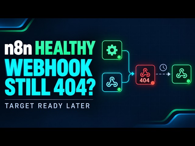 n8n Is Healthy but Your Webhook Is Still 404? Wait for Target Readiness