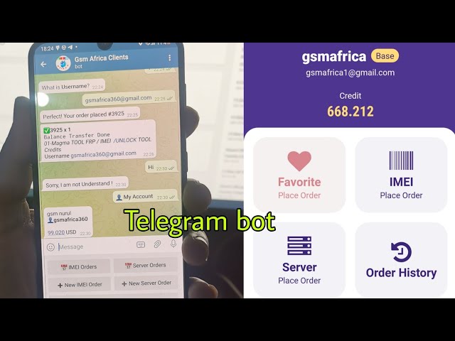 gsmafrica.com Connect Telegram Bot #DHRUFusion