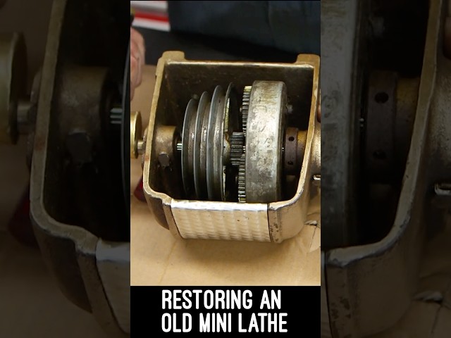I restored an old mini lathe. #tools #restoration