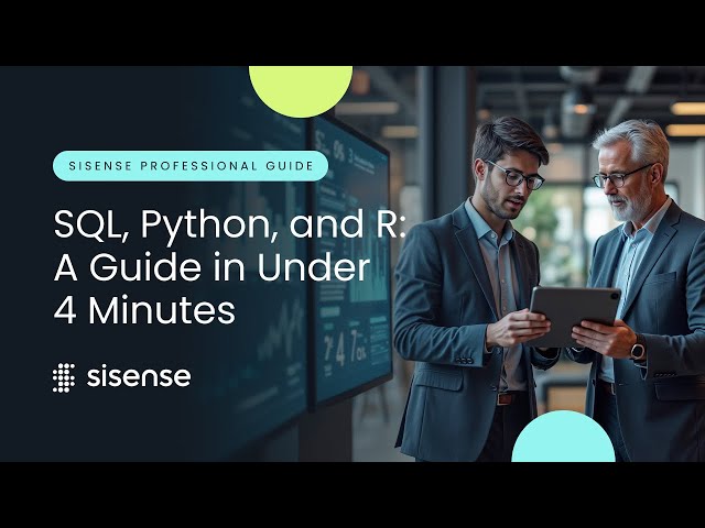 SQL, Python, and R: A Guide In Under 4 Minutes | Sisense Professional Guide