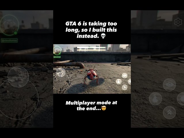 POV: You are a Cockroach (Ultra Realistic) 🪳#gta6 #gameplay #prototype