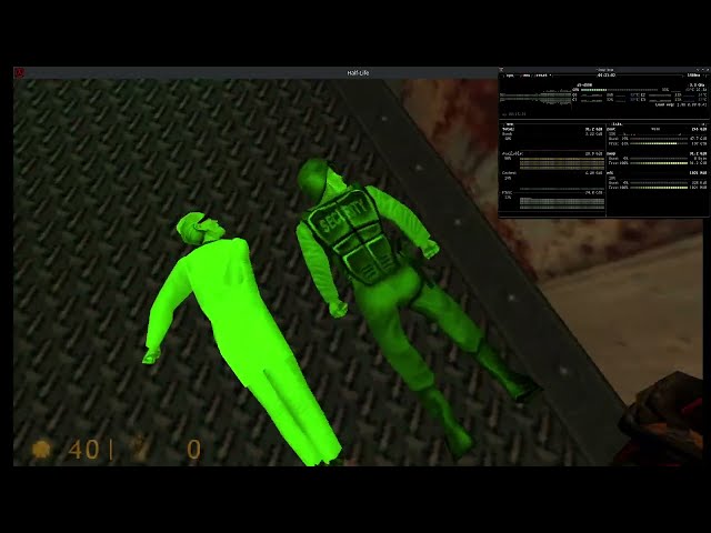 Half life rocket vs tentacles- 💾 💻 (I use Cachy btw) #linux #computer