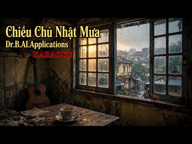 Chiều Chủ Nhật Mưa | KARAOKE | Nhạc Tếu Giọng Nữ Giọng Buồn