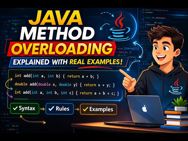 Method Overloading in Java | Beginner-Friendly Tutorial with Real Examples