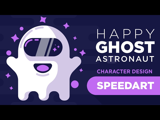 Illustrator Speed Art :How to Create A Character logo design
