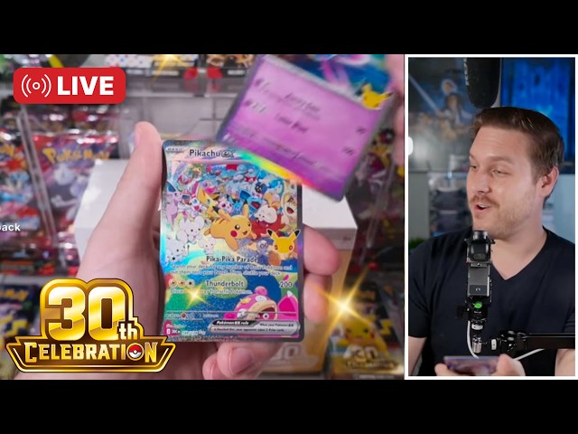 🔴 *NEW* Pokémon: 30th Celebration LIVE Pack Breaks! w/ Legend of Luke (Pokémon Rip & Ship 09.16.26)