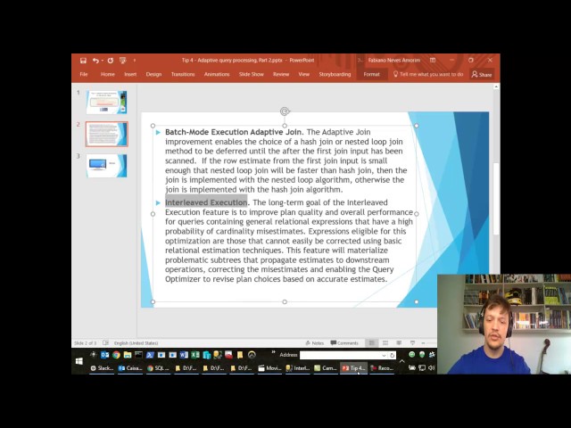 SQL Server optimization Tips - 4 Adaptive query processing - Part 2
