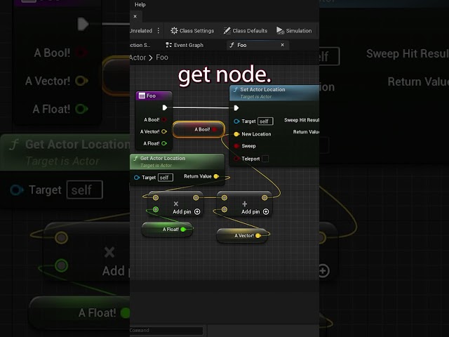 Blueprint Variable Shortcuts! #ue5 #unrealengine5 #blueprinttrick