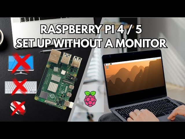 How to Set Up Raspberry Pi 4 & 5 without a Monitor: Laptop as Monitor & Keyboard (Headless Tutorial)