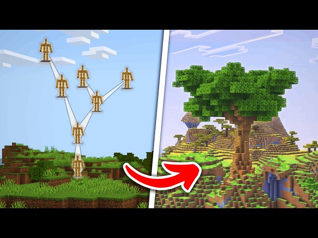 I Built a Tree Algorithm with Minecraft Commands