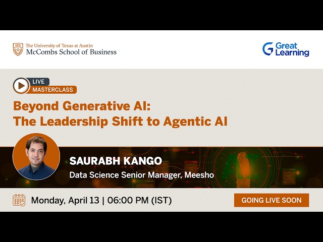 Beyond Generative AI: The Leadership Shift to Agentic AI