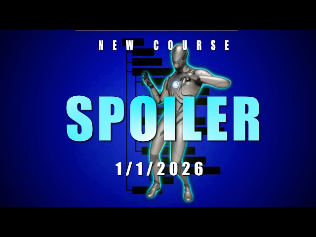 New Course in 2026 - Spoiler!