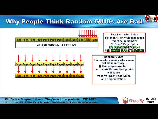 Black Arts Index Maintenance 1.2 - Guids vs. Fragmentation | Jeff Moden
