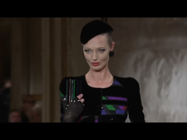 Giorgio Armani Privé Fall Winter 2025–26 Show Noir Séduisant