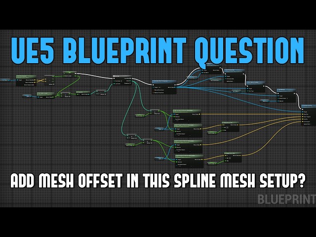 UE5 BLUEPRINT QUESTION: How to Setup Spacing Between Meshes in This Blueprint Spline Mesh Logic?