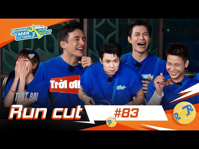 RUNCUT #83: Bùi Tổng lâm vào cảnh ăn uống nhồm nhoàm, Quân A.P "THẤT BẠI Ê MẶT" vì khả năng cầm đũa