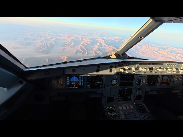  FULL FLIGHT POV: Amman to Aqaba | Airbus A320neo Flying Across Jordan!