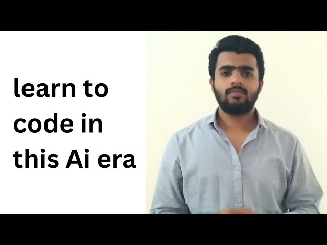 How to learn coding in this ai era....| Learn computer science fundamentals....