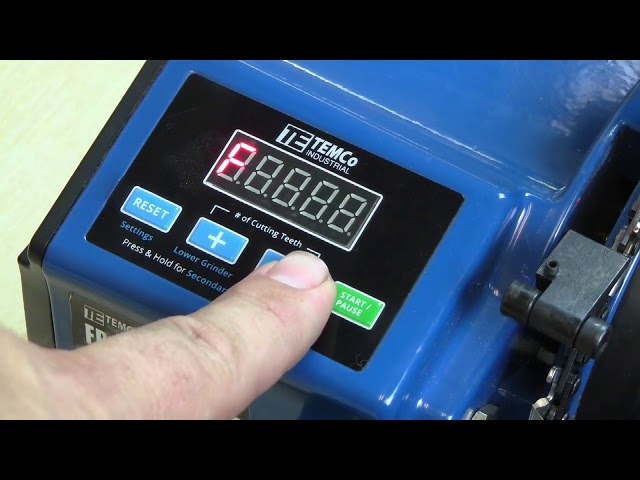 Disable Wheel Head Angle Before Grinding Rakers (12/13)