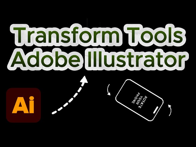 Adobe Illustrator Transform Tools Tutorial for Beginners
