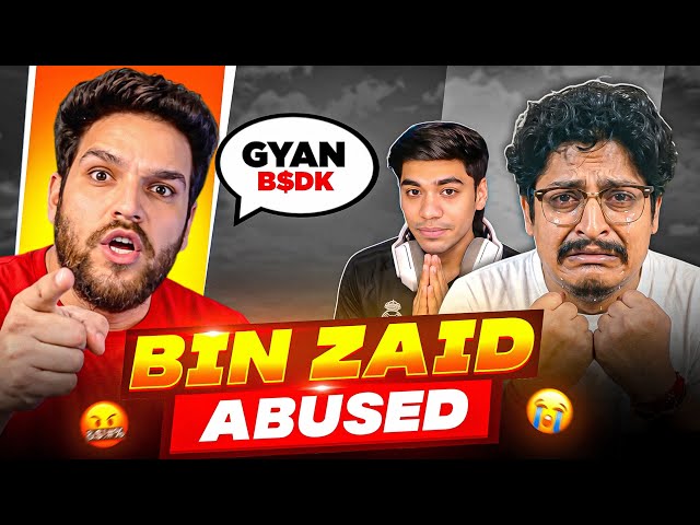 Bin Zaid ABUSED UG Ayush & Gyan Gaming on Live !! 🤬⚠️ @UnGraduateGamer @GyanGaming