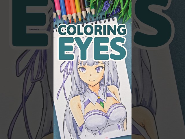 You're COLORING Eyes WRONG #art #drawingtutorial #howtodraw #drawing #tutorial