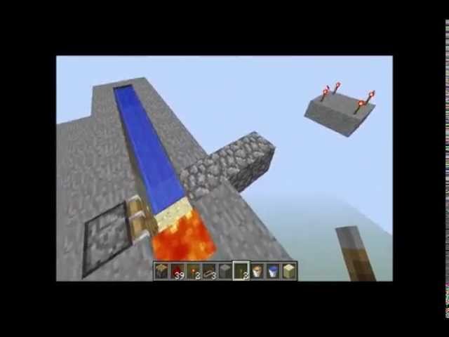 Minecraft eine sich selbst bauende Brücke