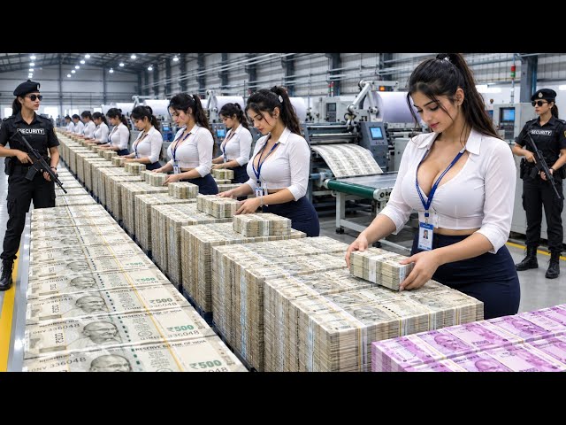 Printing Millions of Notes 😲 (Satisfying Factory ASMR)