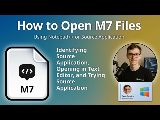 How to Open M7 Files (Macro 7)
