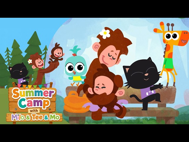 Milo x Tee & Mo Summer Camp ☀️🎵| Songs Compilation | Songs for Kids