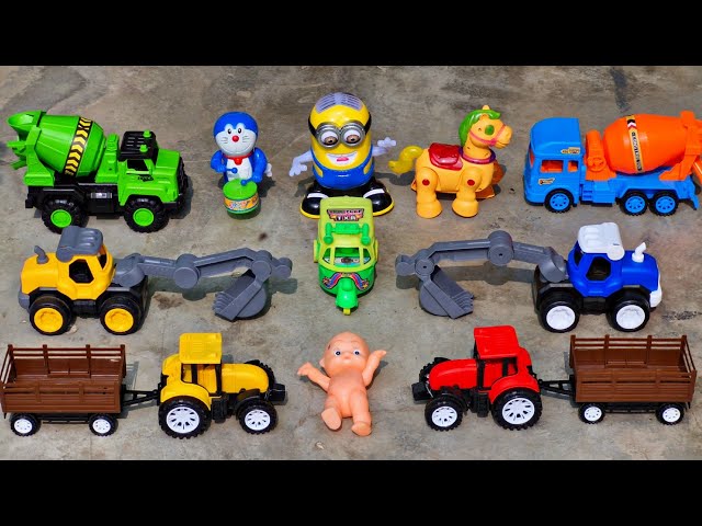अरे बच्चों हमारे mini tractors बच्चों के लिए बहुत सारे कंचे लेके जा रहे है Gadi wala cartoon tractor